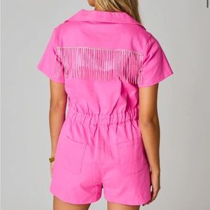 Buddy Love - Jessie Crystal Fringe Romper
